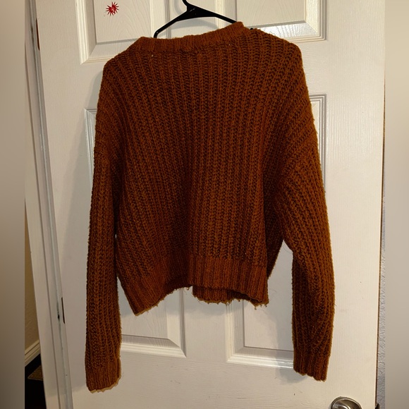American eagle rust colored sweater size medium - Picture 3 of 3